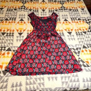 Closet Floral Designer Dress Made in London Size 8